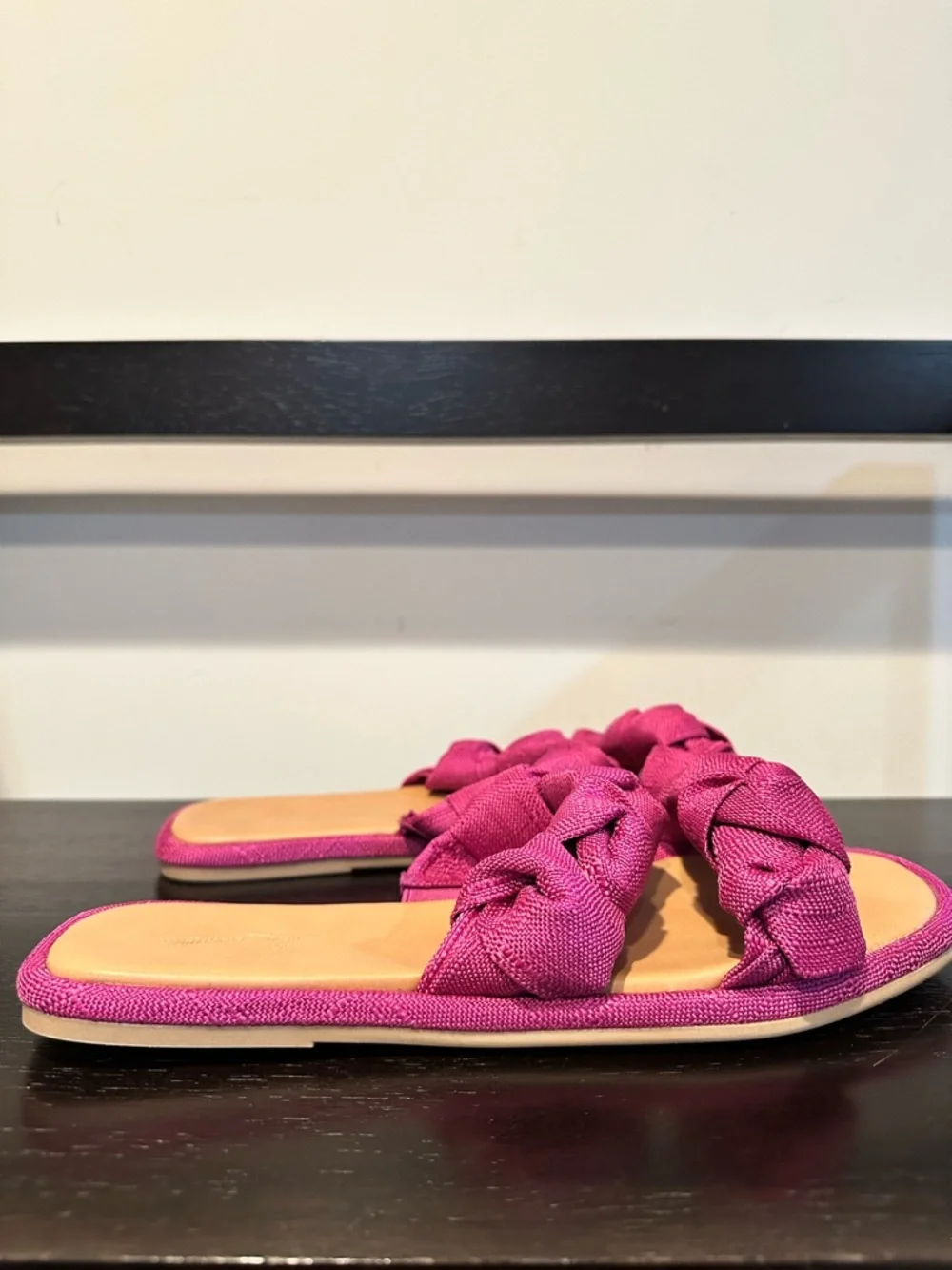 Universal Thread Meg Knotted Slide Sandals Pink Size 8 NWOT